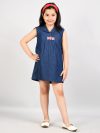 Denim Lapel Top For Kids