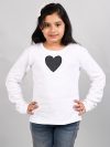 Denim Heart Tshirt For Kids